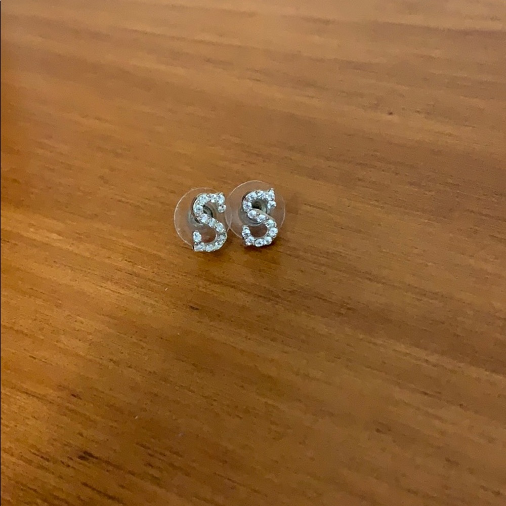 Diamond “S” Earrings